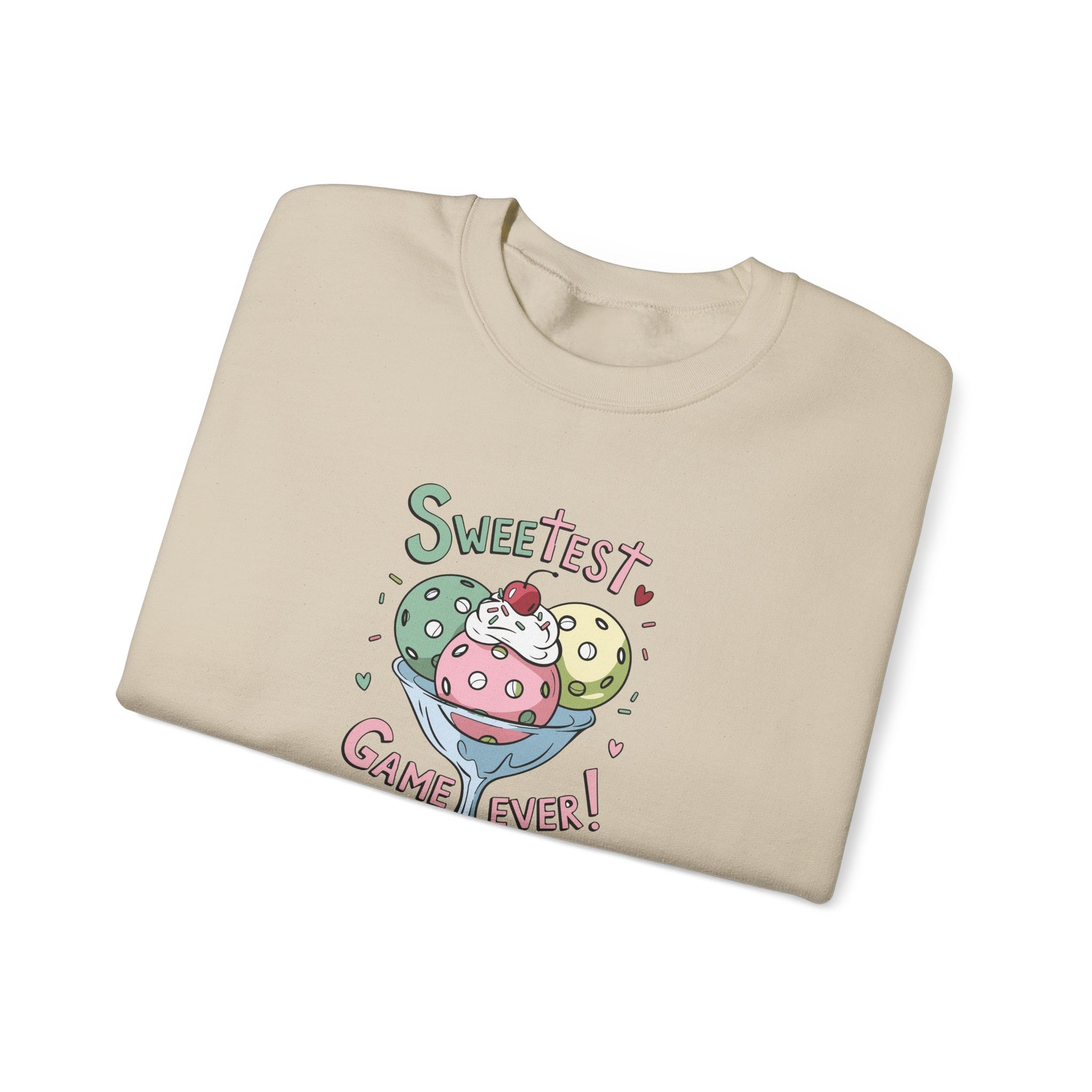 Women's Lightweight Pickleball Sweatshirt - Sweetest Game Ever