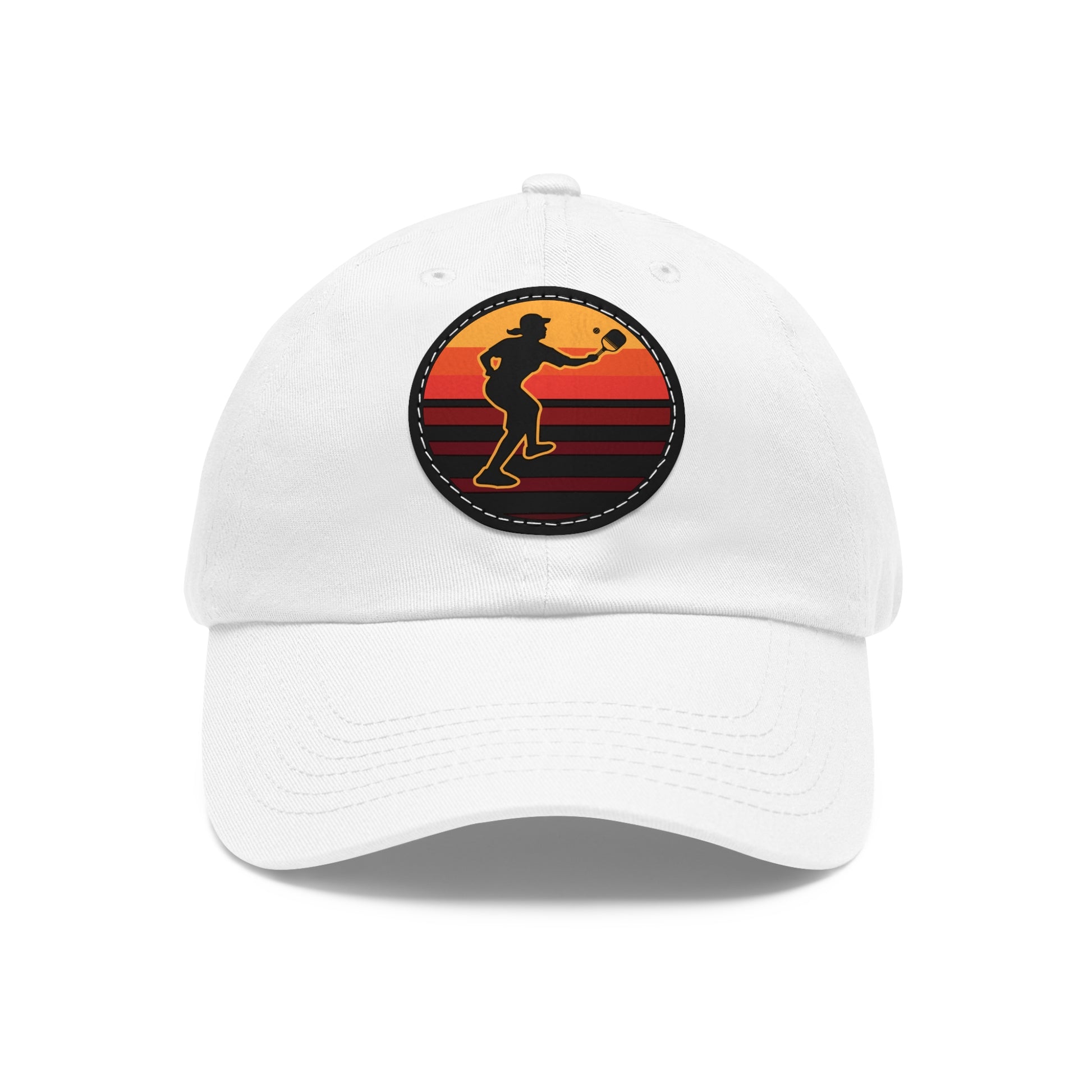 Pickleball Cool Cap - Pickleball Sunset White