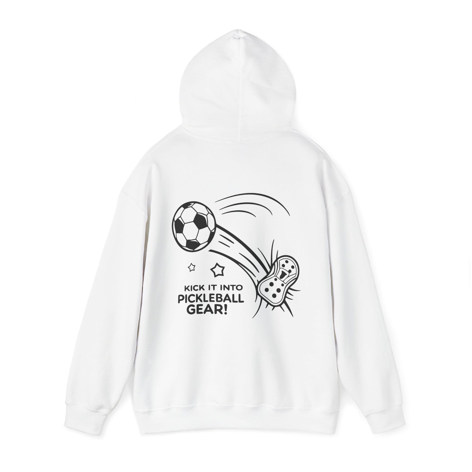 Men's Funny Pickleball Hoodie - Kick It Into Pickleball Gear