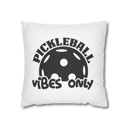 Pickleball Stylish Pillowcase - Pickleball Vibes Only White