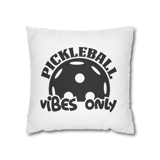 Pickleball Stylish Pillowcase - Pickleball Vibes Only White