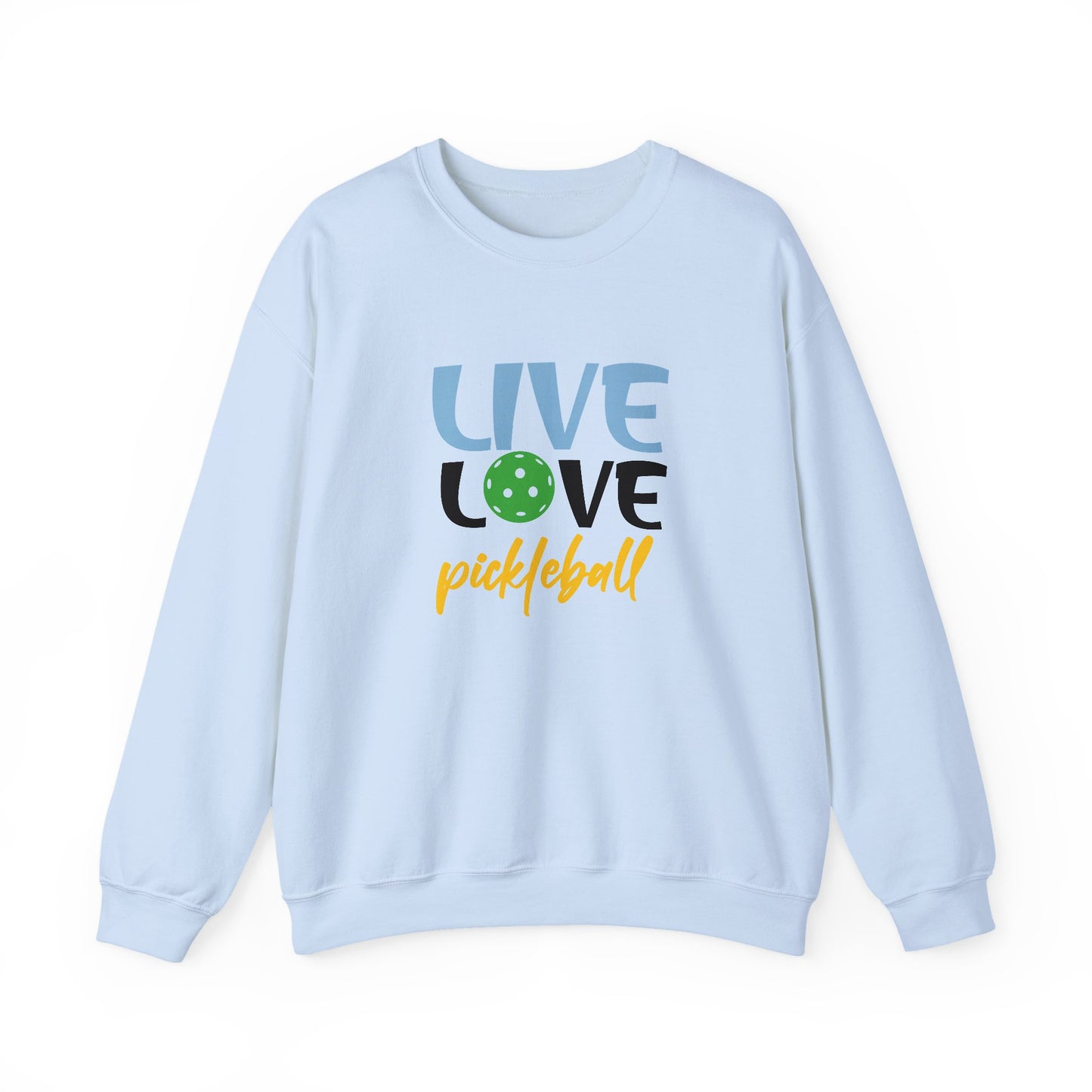 Women's Playful Pickleball Sweatshirt - Live Love Pickleball S