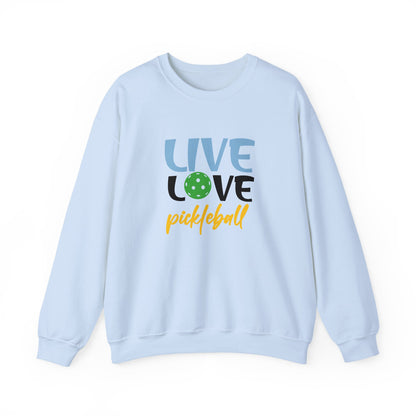 Women's Playful Pickleball Sweatshirt - Live Love Pickleball S