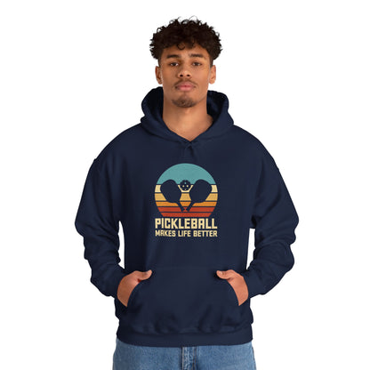 Men's Unique Pickleball Hoodie - Pickleball Make Life Better
