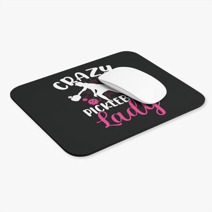 Pickleball Funny Mouse pad - Crazy Pickleball Lady