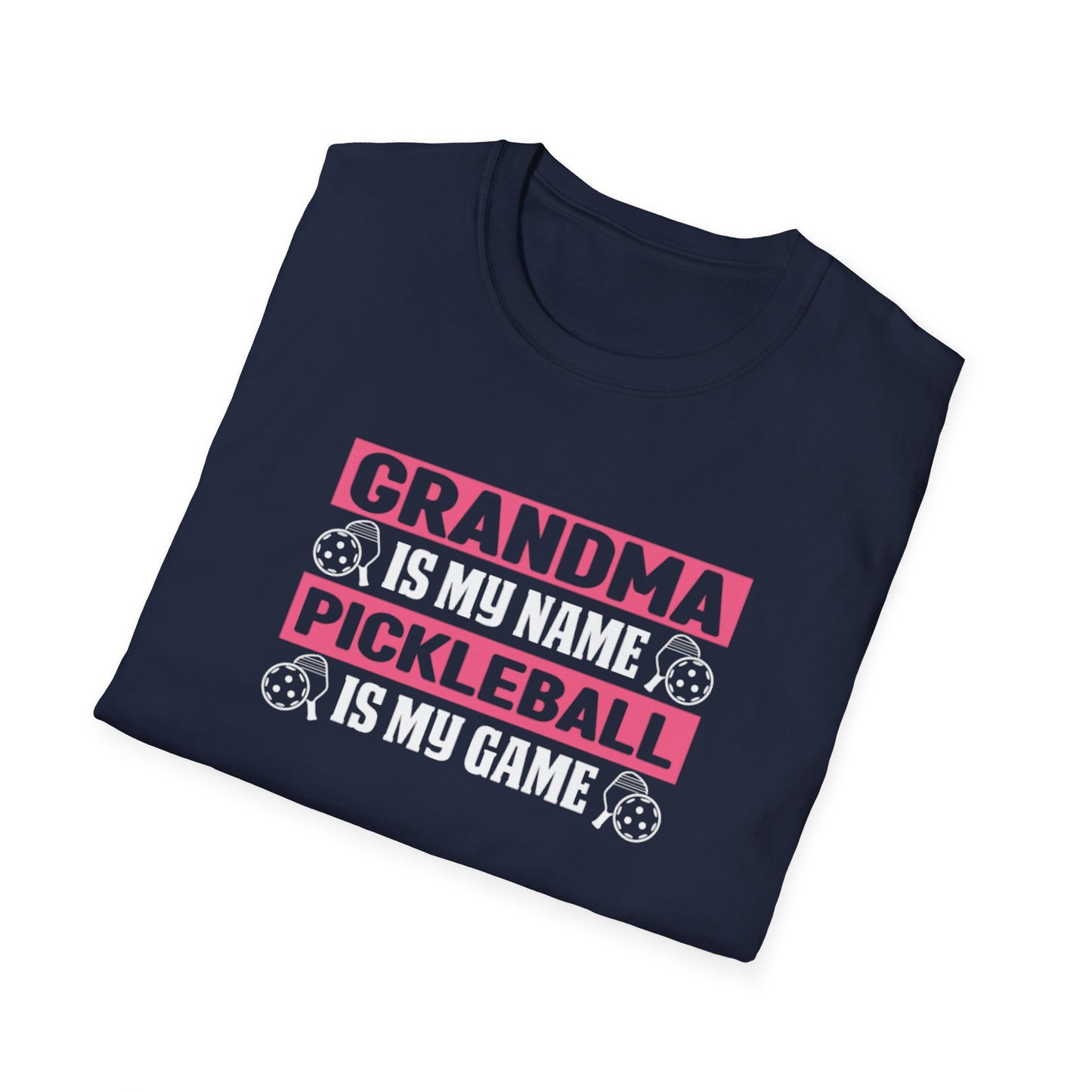 Women's Pickleball T-shirt - Grandma Is My Name Pickleball Is My Game