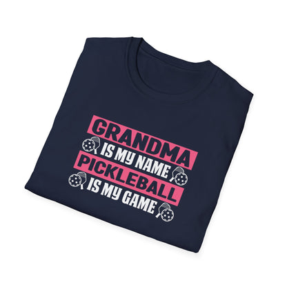Women's Pickleball T-shirt - Grandma Is My Name Pickleball Is My Game