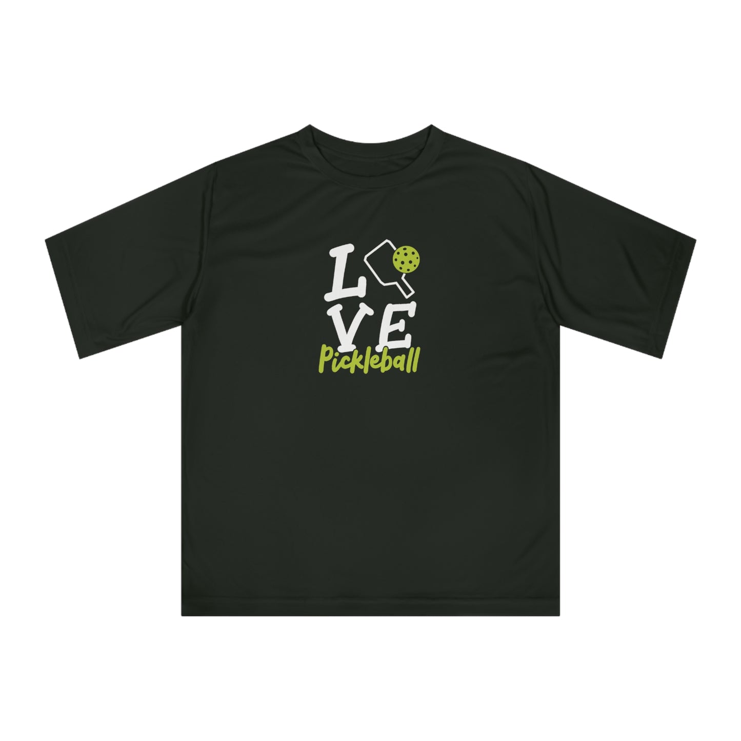 Women's Lightweight Pickleball T-shirt - Love Pickleball Black