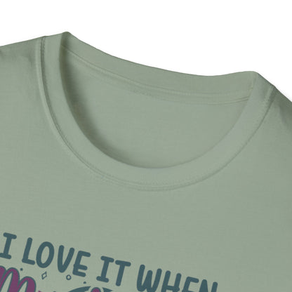 Men's Pickleball T-shirt - I Love When My Wife Lets Me Play Pickleball