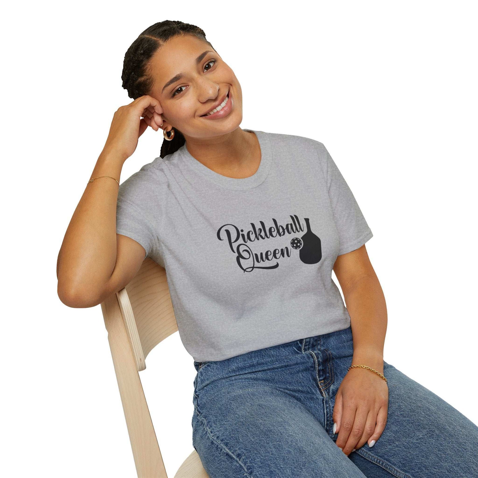 Women's Stylish Pickleball T-shirt - Pickleball Queen