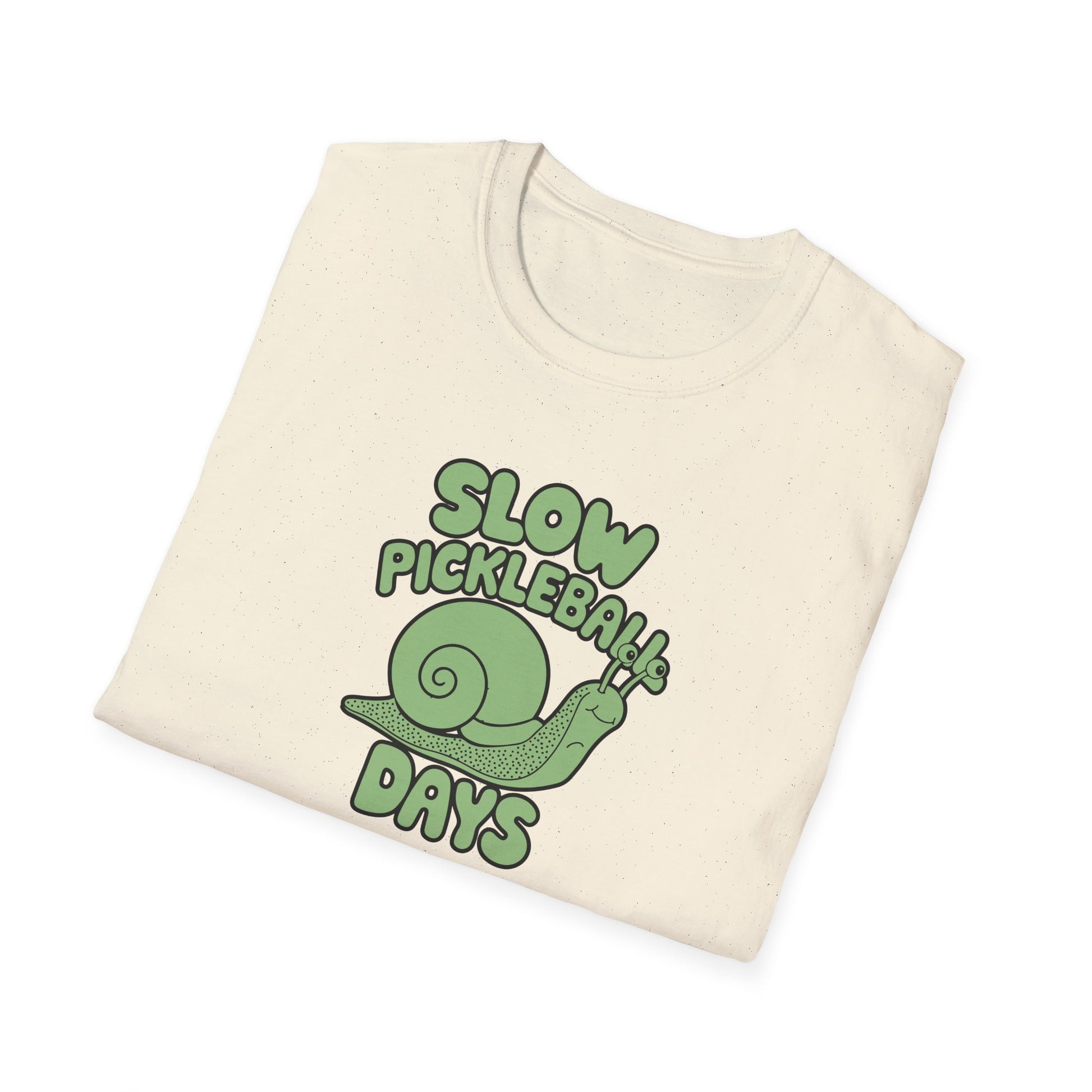 Women's Fun Pickleball T-shirt - Slow Pickleball Days