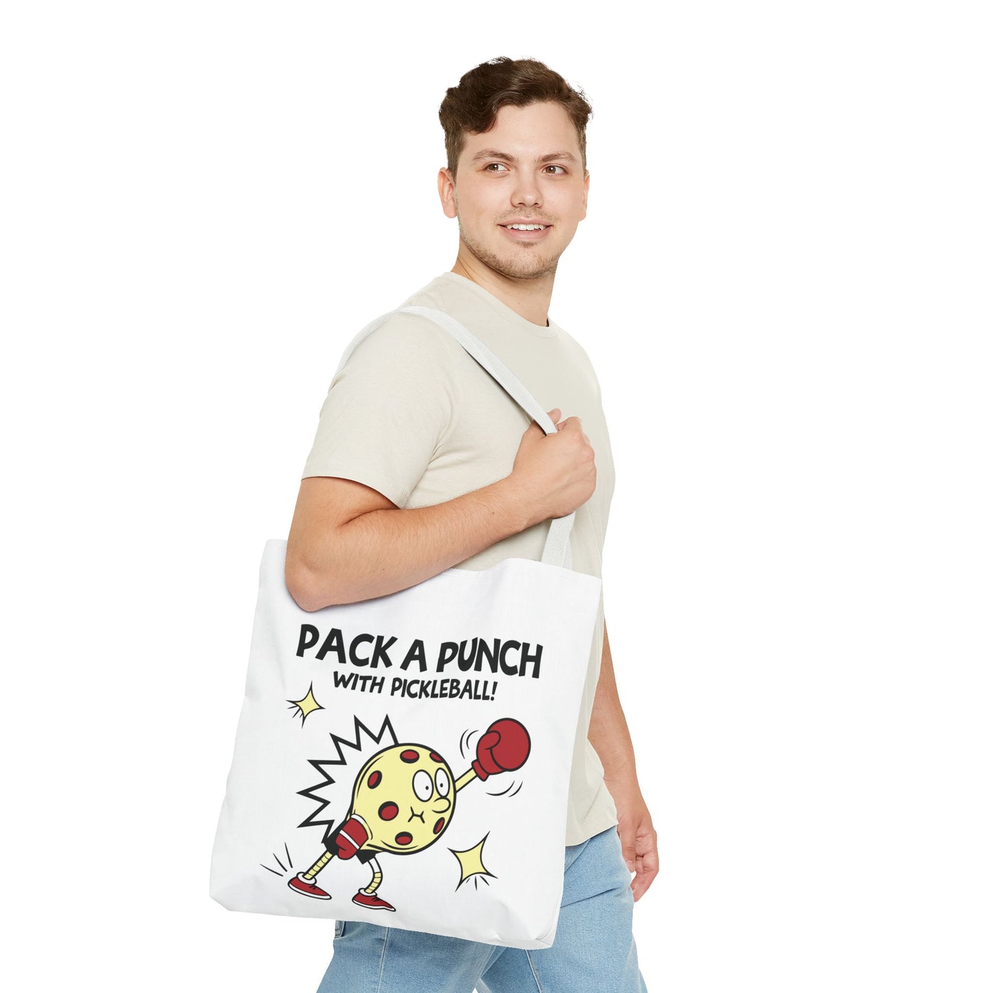 Pickleball Stylish Tote Bag - Pack a Punch with Pickleball