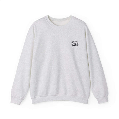 Men's Comfy Pickleball Sweatshirt - This Is My Happy Hour Pickleball Gray