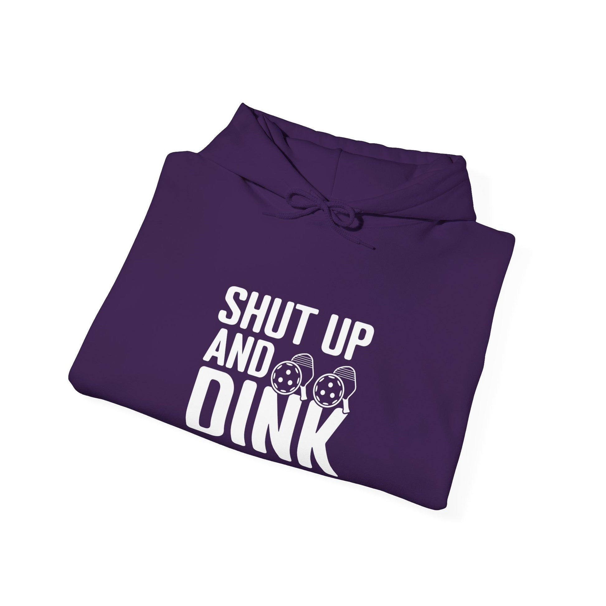 Women's Comfy Pickleball Hoodie - Shut Up and Dink