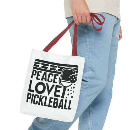 Pickleball Bold Tote Bag - Peace Love Pickleball