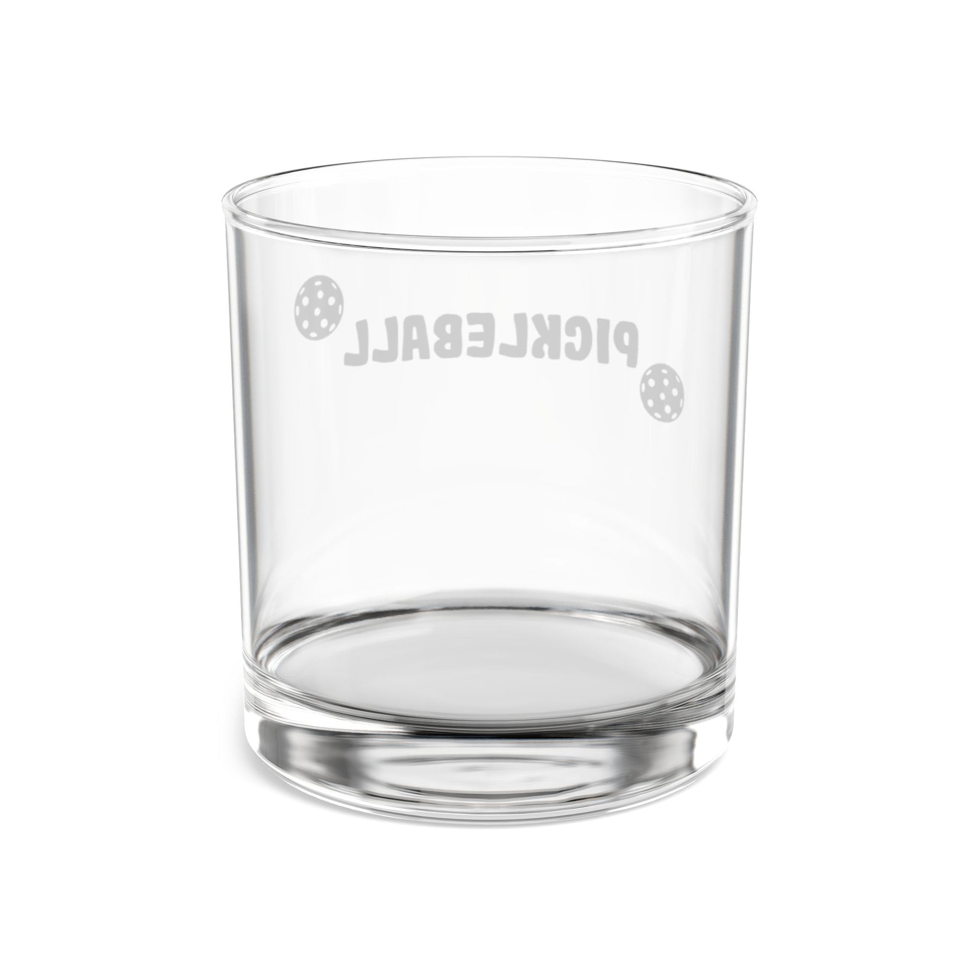 Pickleball Unique Rocks Glass - Pickleball Framed
