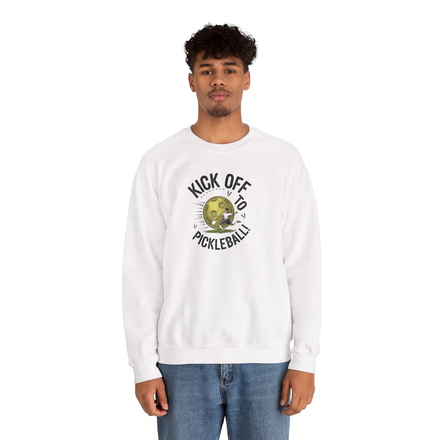 Men's Soft Pickleball Sweatshirt - Kick Off to Pickleball