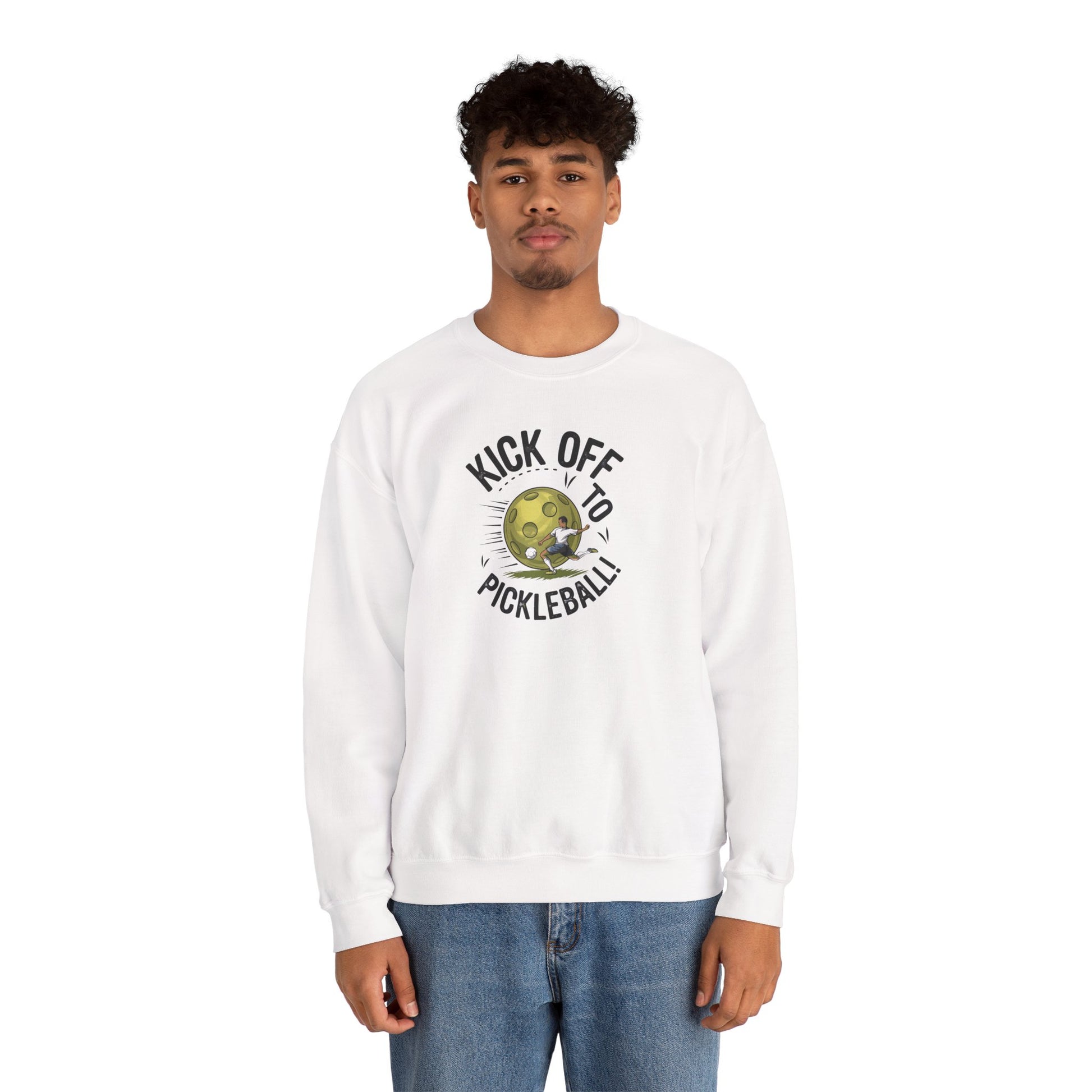Men's Soft Pickleball Sweatshirt - Kick Off to Pickleball