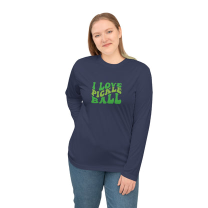 Women's Lightweight Pickleball Long Sleeves top - I Love Pickleball