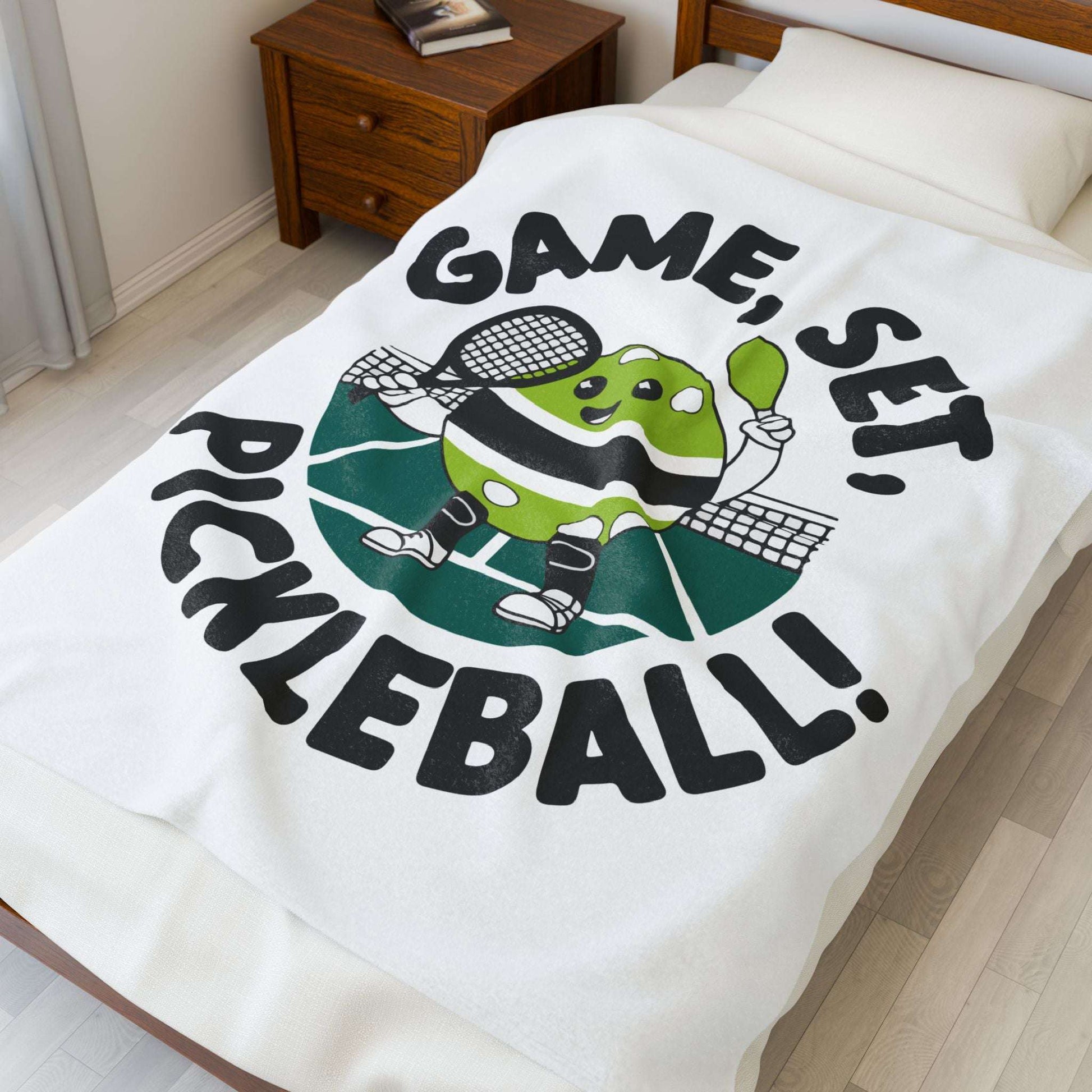 Pickleball Durable Blanket - Game, Set, Pickleball