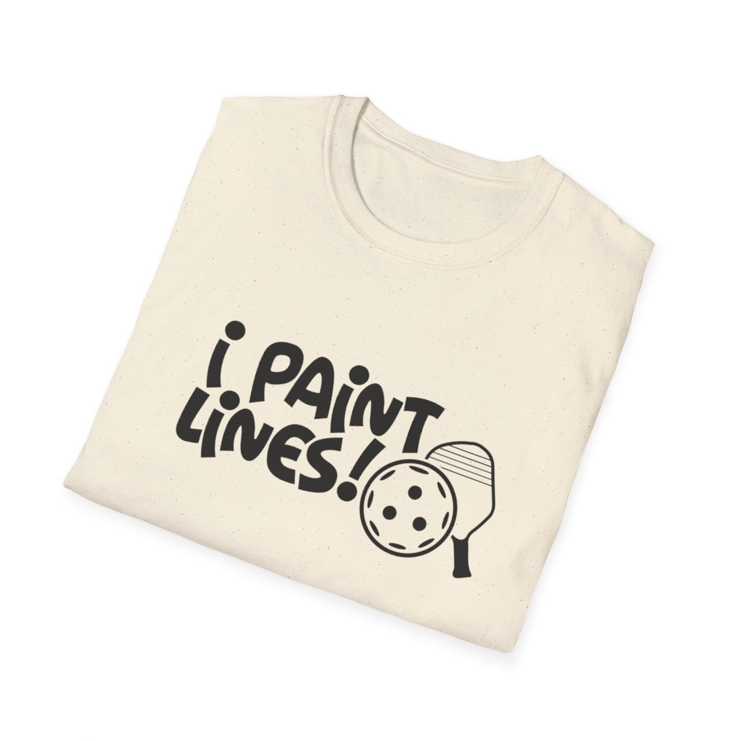 Women's Durable Pickleball T-shirt - I Paint Lines