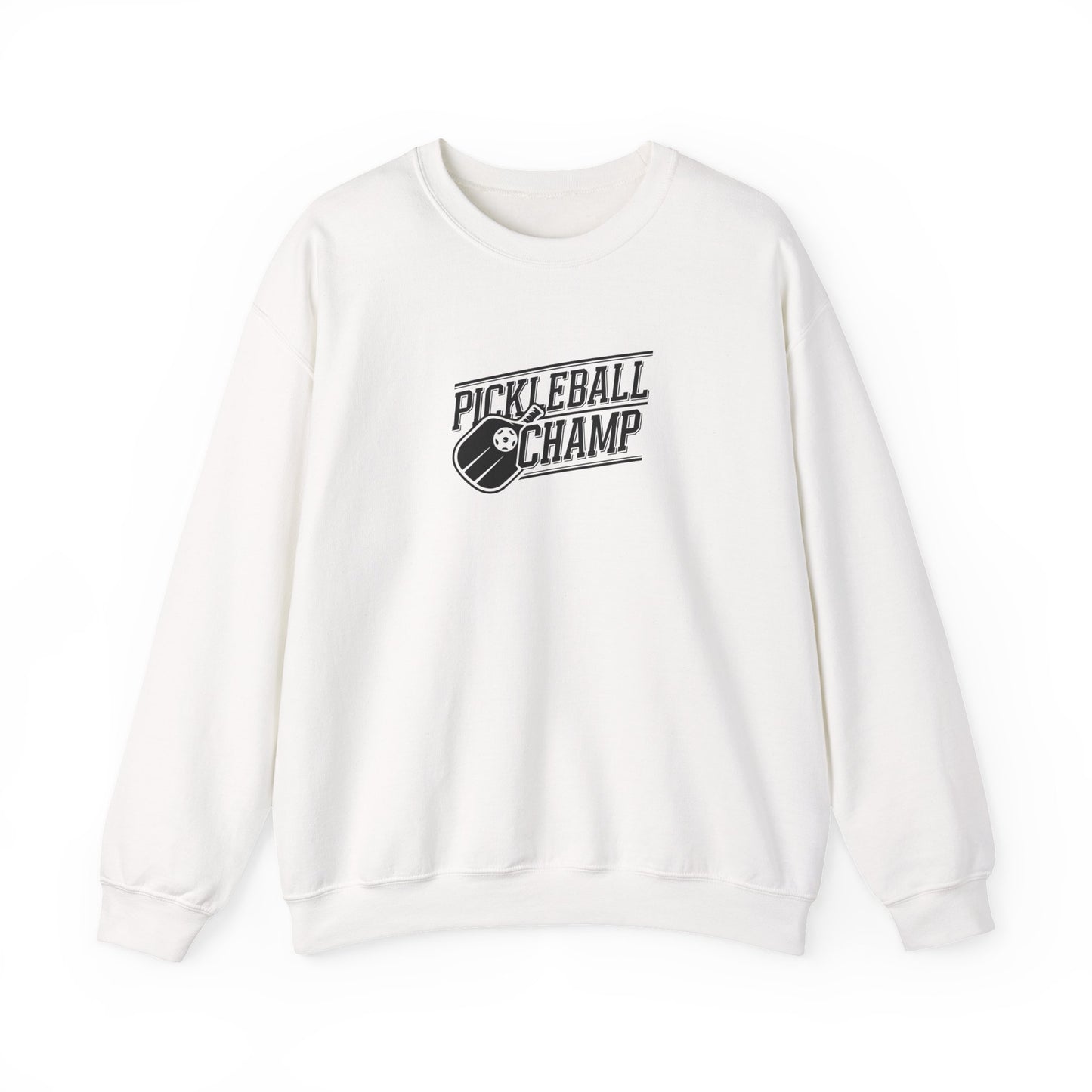 Men's Comfy Pickleball Sweatshirt - Pickleball Champ White