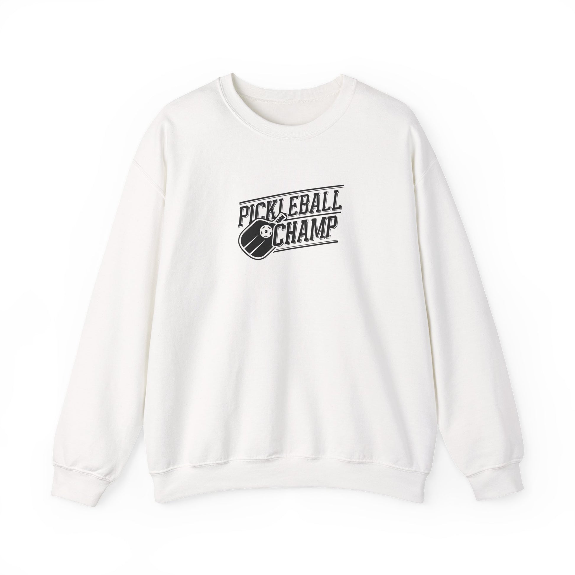Men's Comfy Pickleball Sweatshirt - Pickleball Champ White