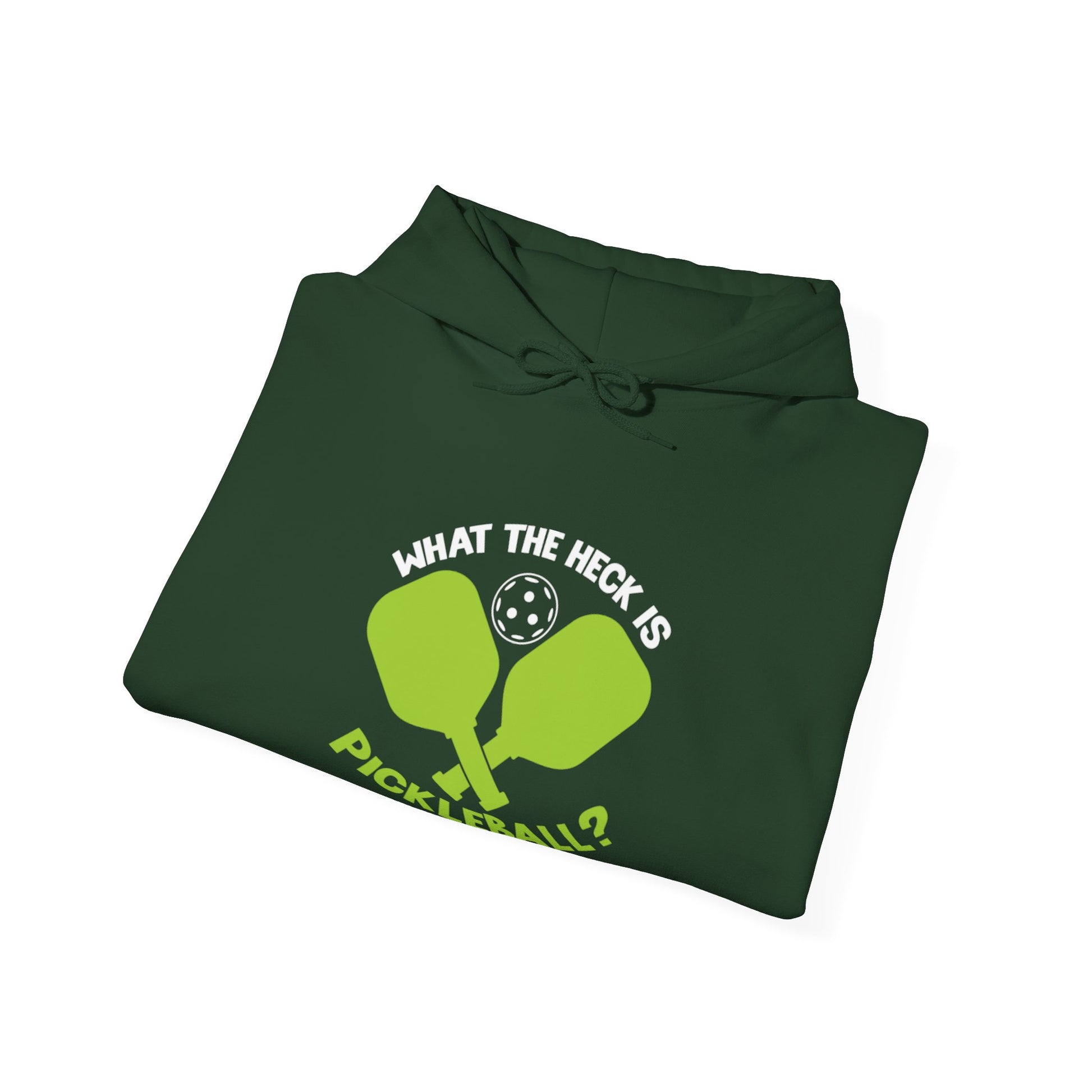 Women's Funny Pickleball Hoodie - What the Heck Is Pickleball?