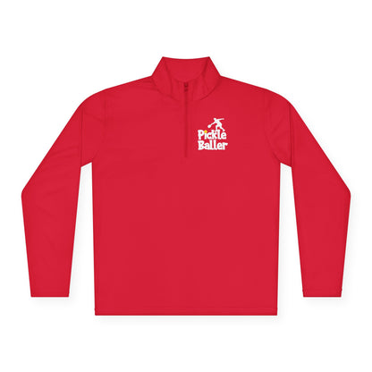Women's Lightweight Pickleball Pullover - Happy People Play Pickleball Red