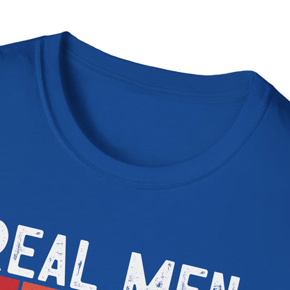 Men's Pickleball T-shirt - Real Men Stay Out of the Kitchen Retro