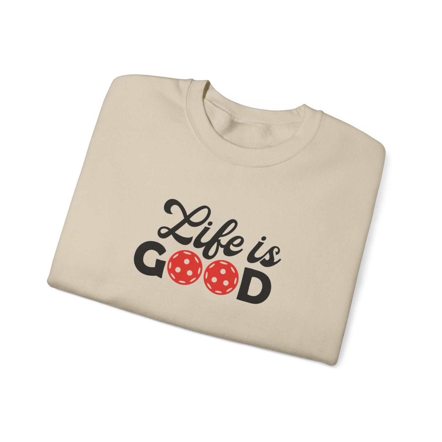 Women's Durable Pickleball Sweatshirt - Life is Good