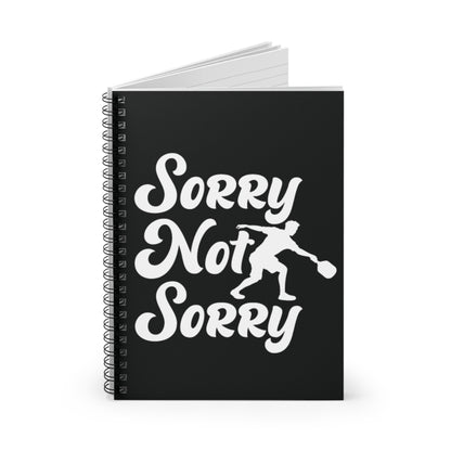 Pickleball Cool Notebook - Sorry Not Sorry