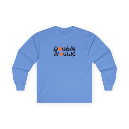Men's Playful Pickleball Long Sleeves top - Double Trouble Blue