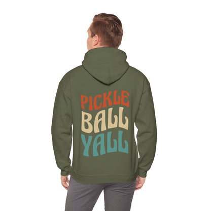 Men's Vibrant Pickleball Hoodie - Pickleball Yall