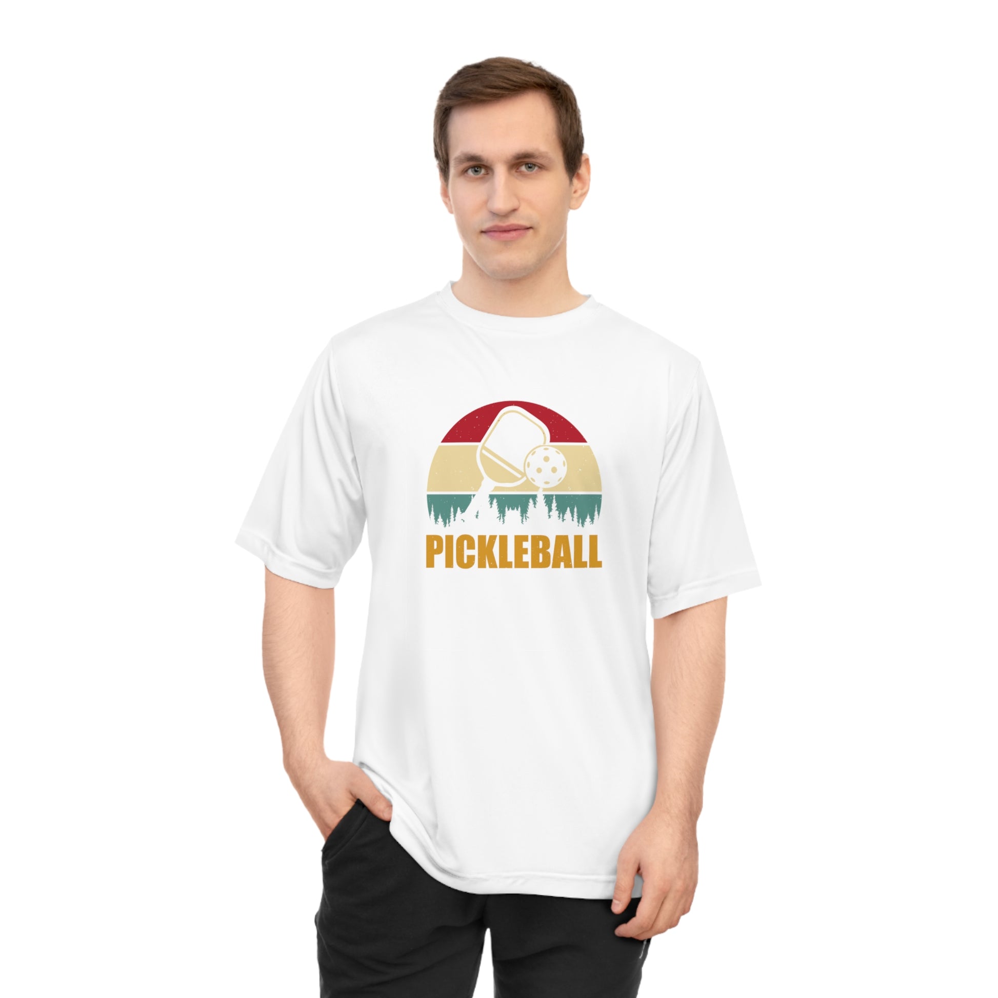 Men's Stylish Pickleball T-shirt - Pickleball Retro