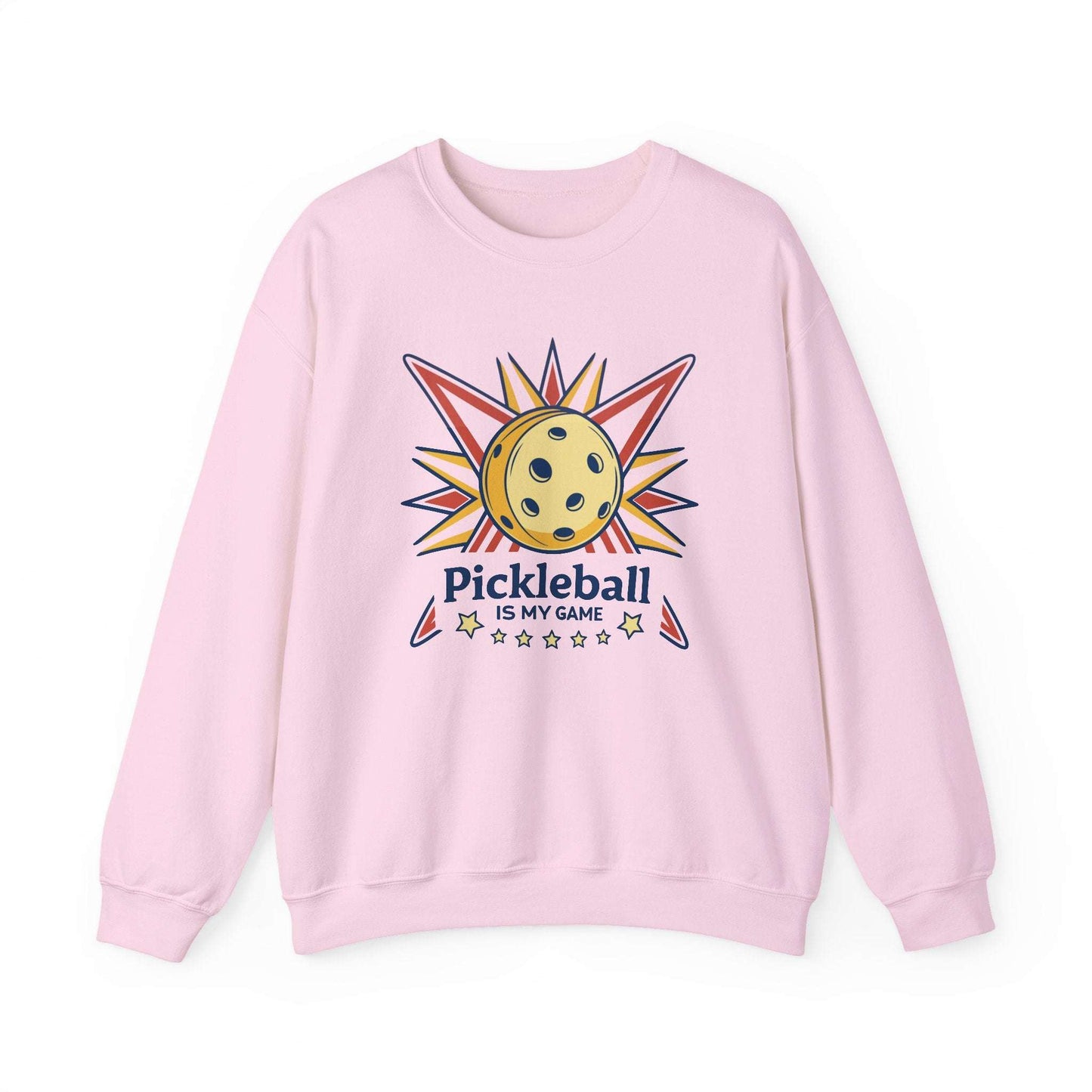 Women's Soft Pickleball Sweatshirt - Pickleball Is My Game Pink
