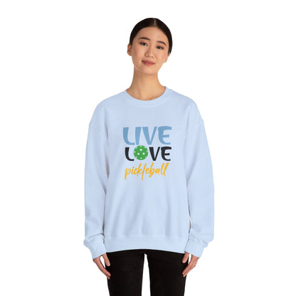 Women's Playful Pickleball Sweatshirt - Live Love Pickleball
