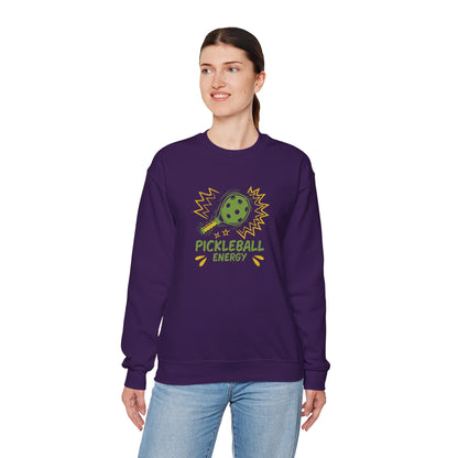Women's Fun Pickleball Sweatshirt - Pickleball Energy