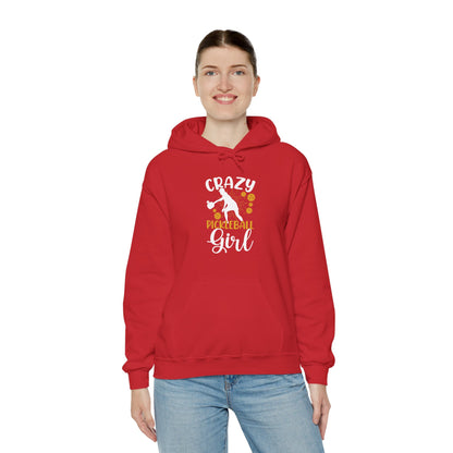 Women's Funny Pickleball Hoodie - Crazy Pickleball Girl