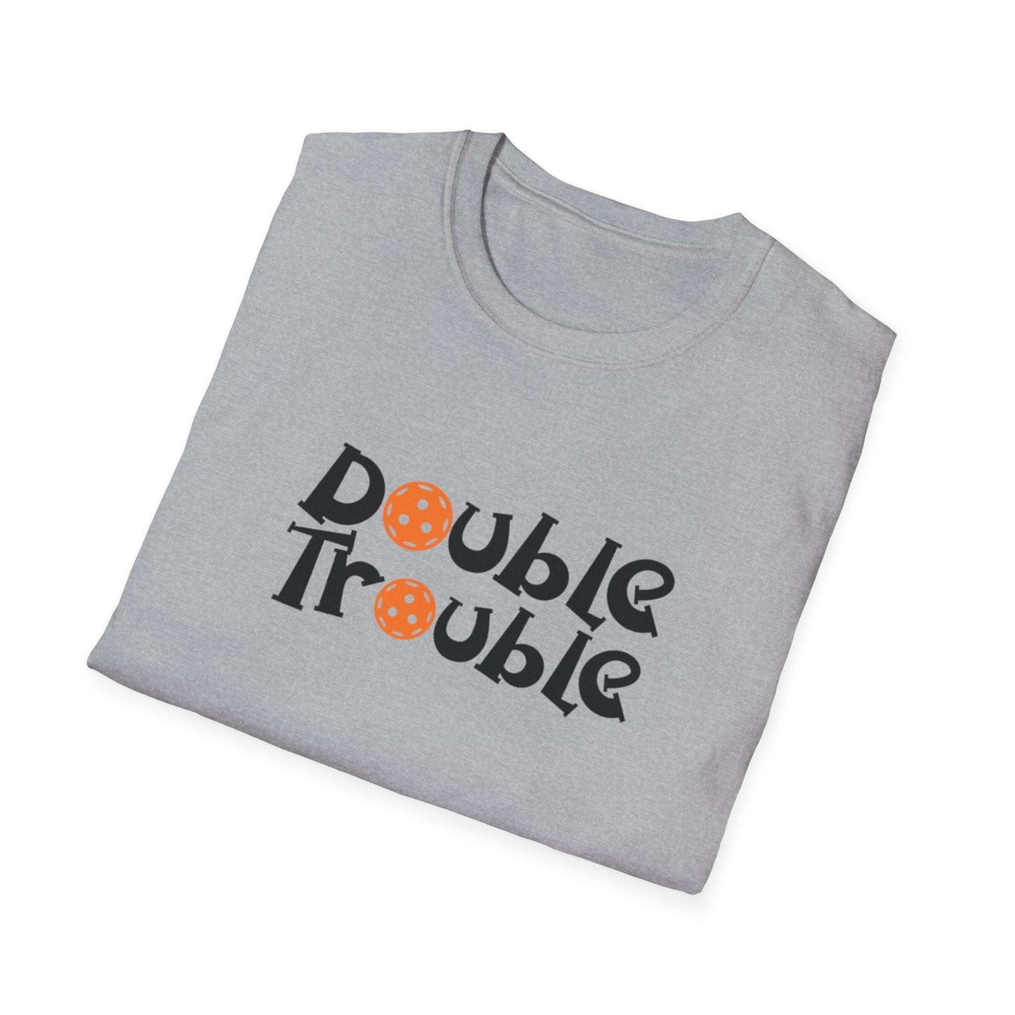 Men's Funny Pickleball T-shirt - Double Trouble