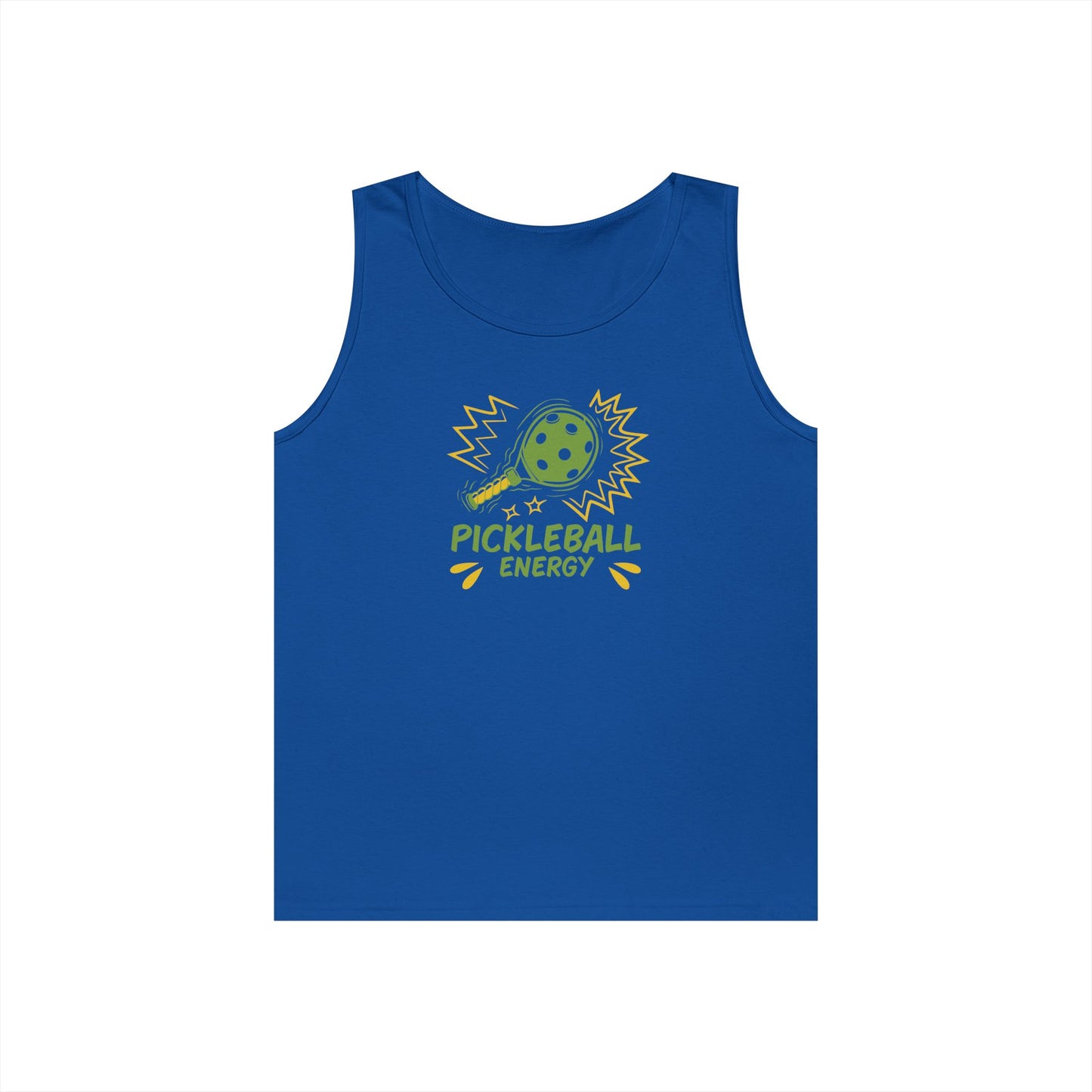 Women's Quirky Pickleball Tank Top - Pickleball Energy Royal