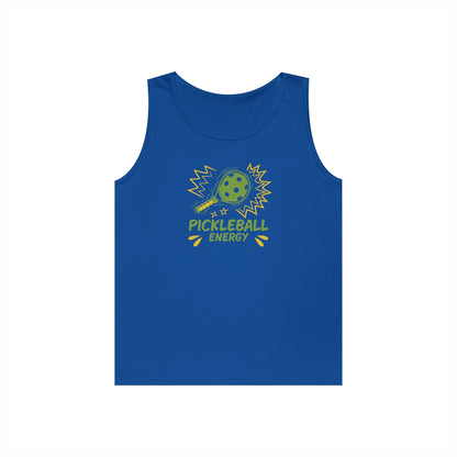 Women's Quirky Pickleball Tank Top - Pickleball Energy Royal