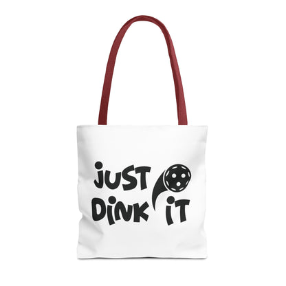 Pickleball Sporty Tote Bag - Just Dink It Red