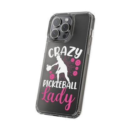 Pickleball Funny Phone case - Crazy Pickleball Lady