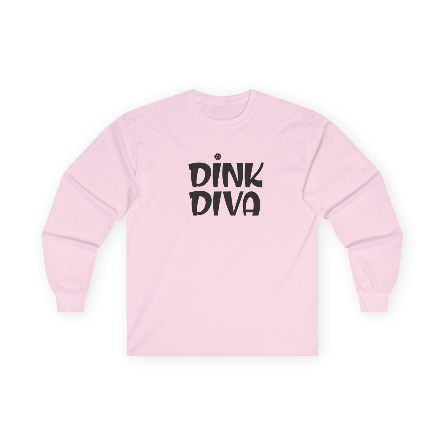 Women's Unique Pickleball Long Sleeves top - Dink Diva Pink