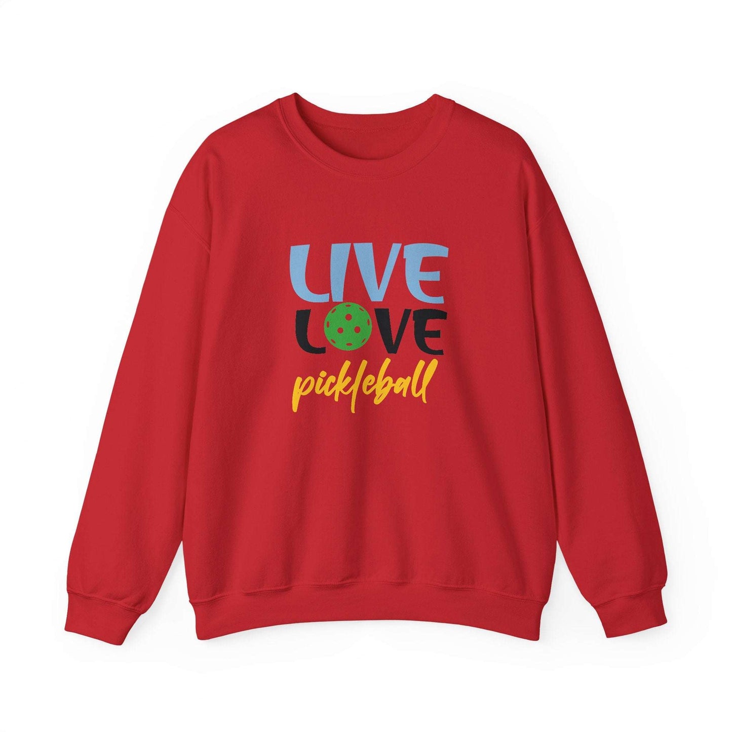 Women's Playful Pickleball Sweatshirt - Live Love Pickleball S