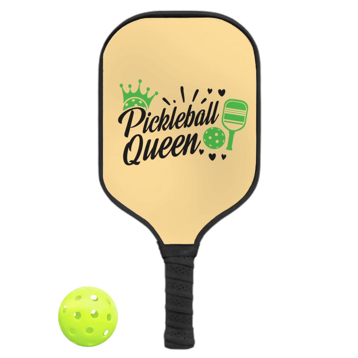 Pickleball Paddle - Pickleball Queen Black