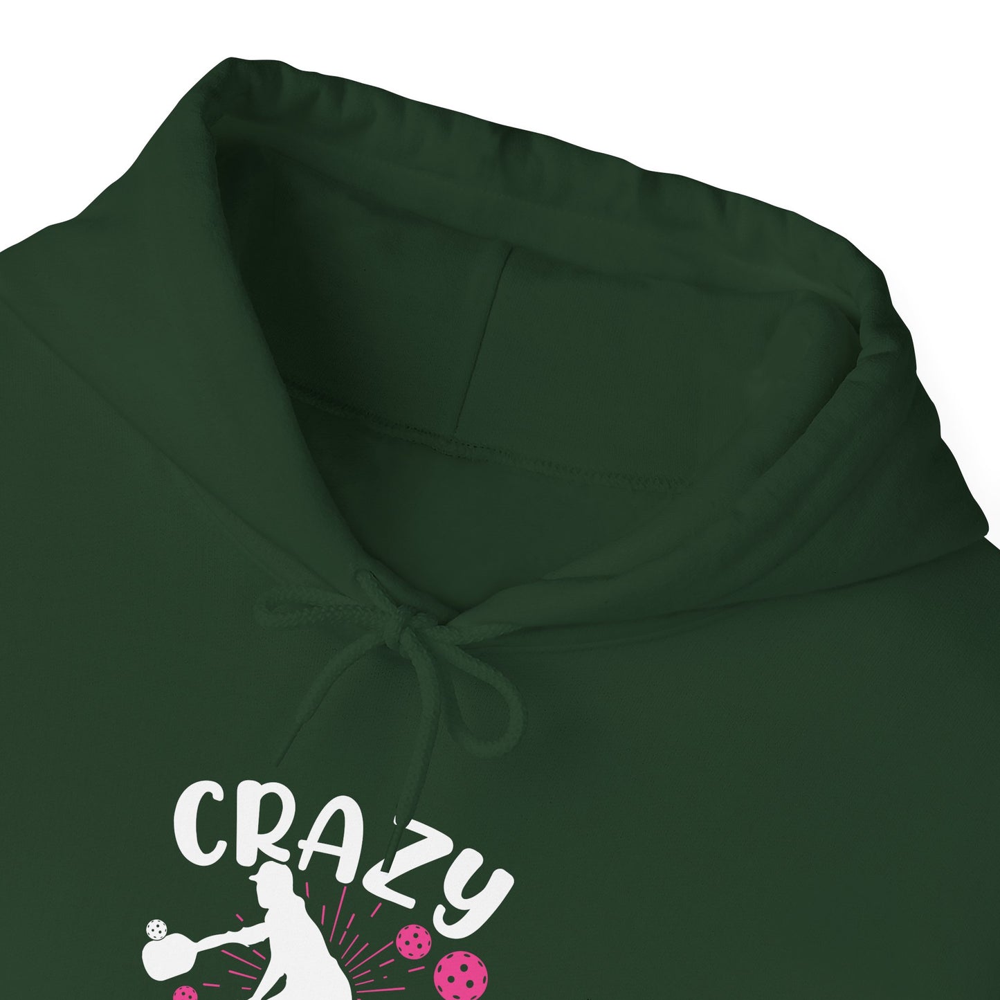 Women's Stylish Pickleball Hoodie - Crazy Pickleball Lady