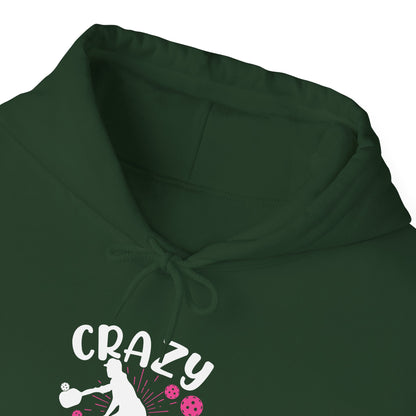 Women's Stylish Pickleball Hoodie - Crazy Pickleball Lady