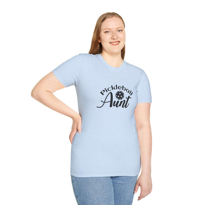 Women's Comfy Pickleball T-shirt - Pickleball Aunt
